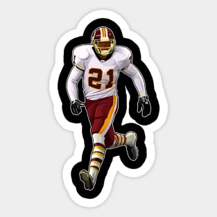 Sean Taylor #21 Rushes Sticker